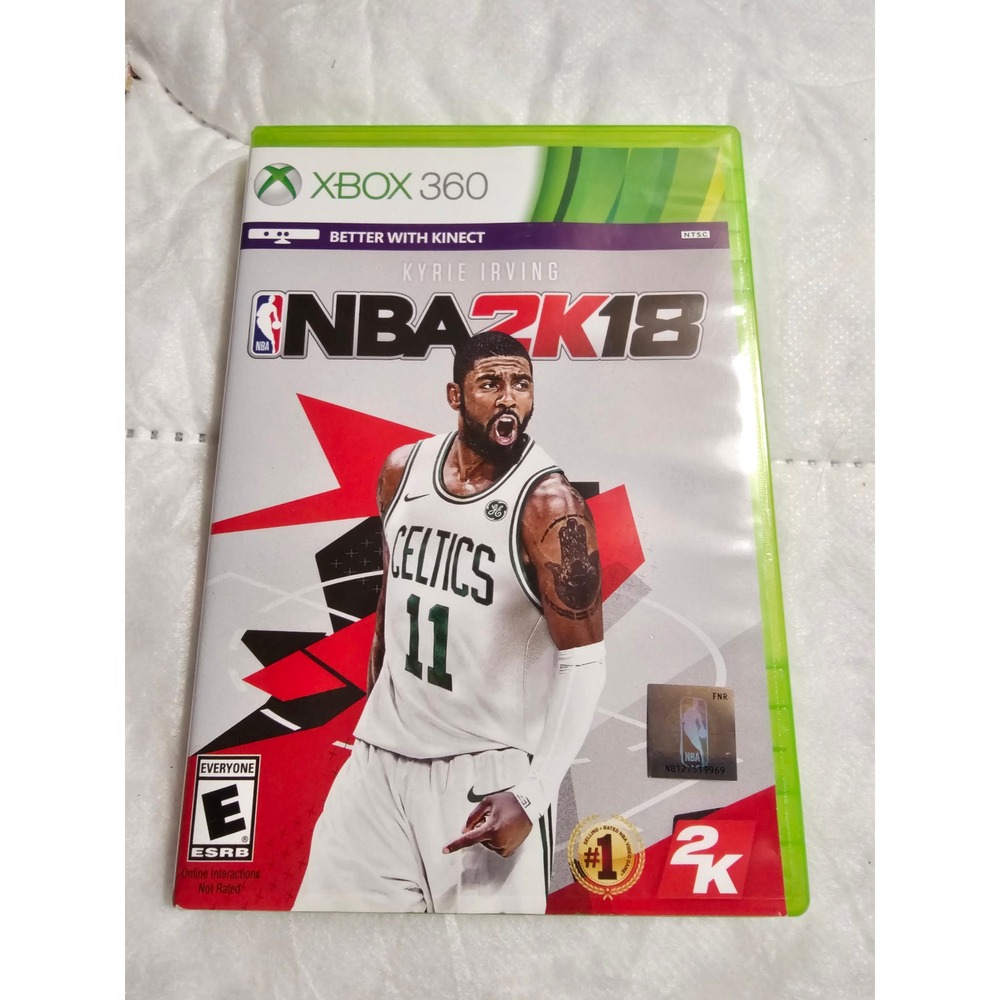 NBA 2K18 Xbox 360‎ Game Kyrie Irving Celtics Kinect Basketball Video Game